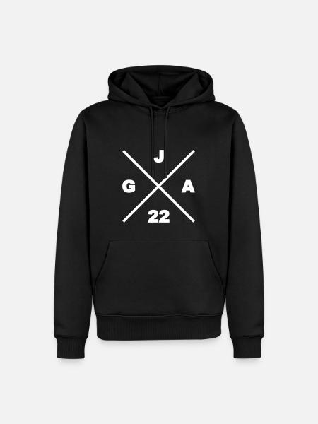 JGA 22 - Männer Premium Bio Hoodie - Schwarz