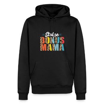 Bonus Mama Familie Stiefmama Geschenk - Männer Premium Bio Hoodie - Schwarz - Vorne - Nico (187cm)