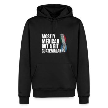 Basketball & Tacos Basketball Tacos Geschenk - Männer Premium Bio Hoodie - Schwarz - Vorne - Nico (187cm)