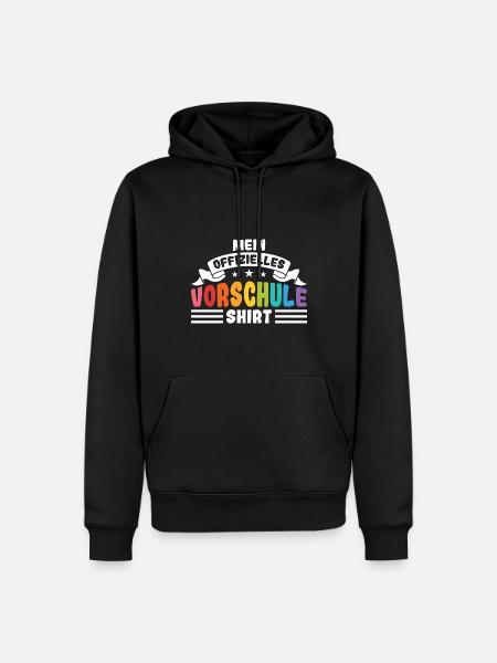 Vorschule Anfang Vorschulkind Geschenk - Männer Premium Bio Hoodie - Schwarz