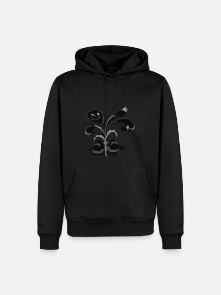 Floral - Men’s Premium Organic Hoodie - 