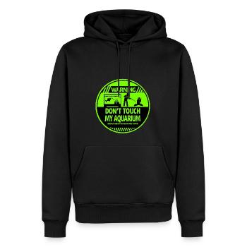 Aquarium - Sweat à capuche Premium bio Homme - noir - Devant - Nico (187cm)
