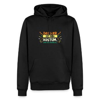 Jecken Fasching Karneval - Männer Premium Bio Hoodie - Schwarz - Vorne - Nico (187cm)