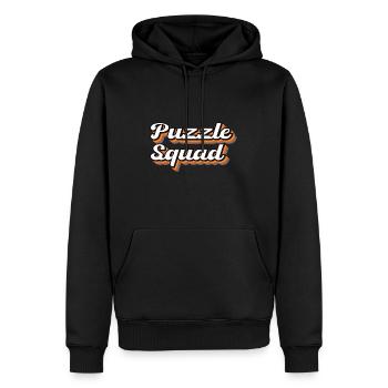 Lustiges Hobby-Puzzle Puzzle von Puzzle - Männer Premium Bio Hoodie - Schwarz - Vorne - Nico (187cm)