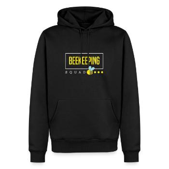 Beekeeping Squad Honey Nature Wildlife Bees - Men’s Premium Organic Hoodie - black - Front - Nico (187cm)