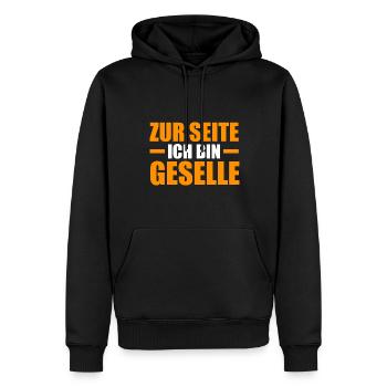 Geselle Prüfung Gesellenbrief Geschenk - Männer Premium Bio Hoodie - Schwarz - Vorne - Nico (187cm)