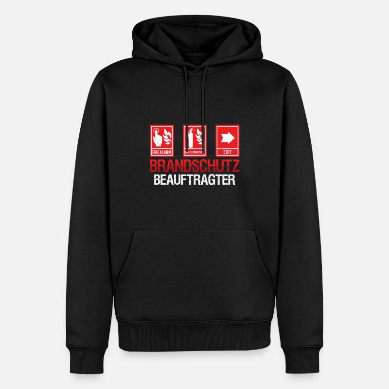 Brandschutz Brandschutzbeauftragter Beruf - Männer Premium Bio Hoodie - Schwarz