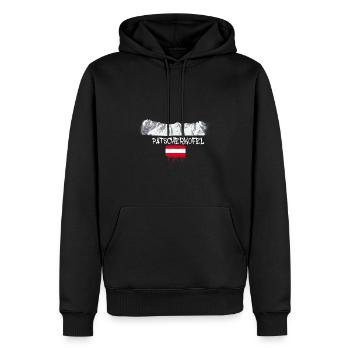 Patscherkofel,montagne,montagne,Autriche,domaine skiable,ski - Sweat à capuche Premium bio Homme - noir - Devant - Nico (187cm)