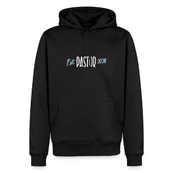Pastor 2024 Geistliche Glaube Gott Pastoren Kirche - Männer Premium Bio Hoodie - Schwarz - Vorne - Nico (187cm)