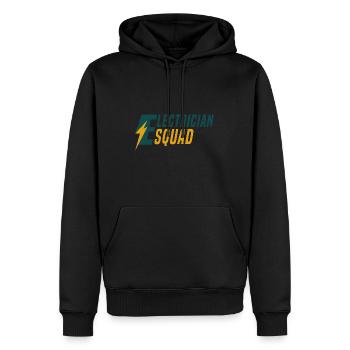 Elektriker-Trupp Elektroarbeiter Hobby Handwerker - Männer Premium Bio Hoodie - Schwarz - Vorne - Nico (187cm)