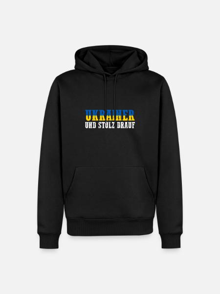 Ukrainians Ukraine - Men’s Premium Organic Hoodie - black