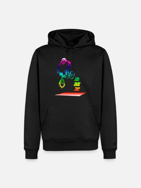 bmx - Männer Premium Bio Hoodie - Schwarz