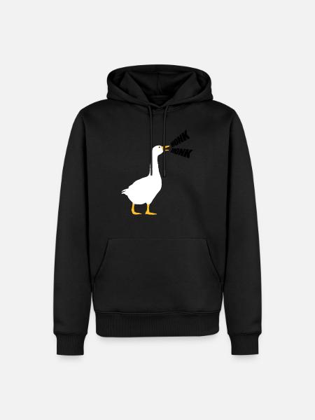 Honk Honk Goose - Men’s Premium Organic Hoodie - black