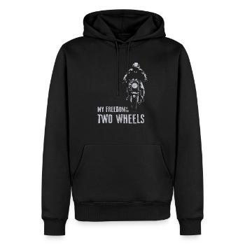 Motorcycle - Men’s Premium Organic Hoodie - black - Front - Nico (187cm)