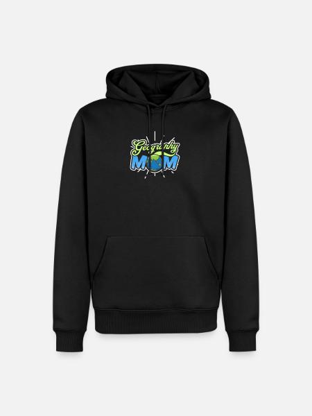Geography Teacher Geography Mom - Men’s Premium Organic Hoodie - black