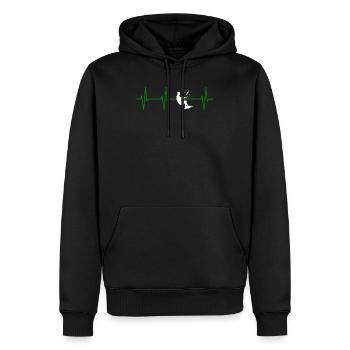 Kitesurfing Present For Your Mom And Dad - Männer Premium Bio Hoodie - Schwarz - Vorne - Nico (187cm)