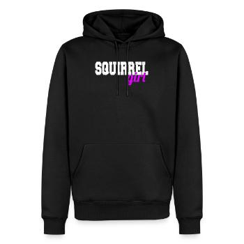 Squirrel girl - Männer Premium Bio Hoodie - Schwarz - Vorne - Nico (187cm)