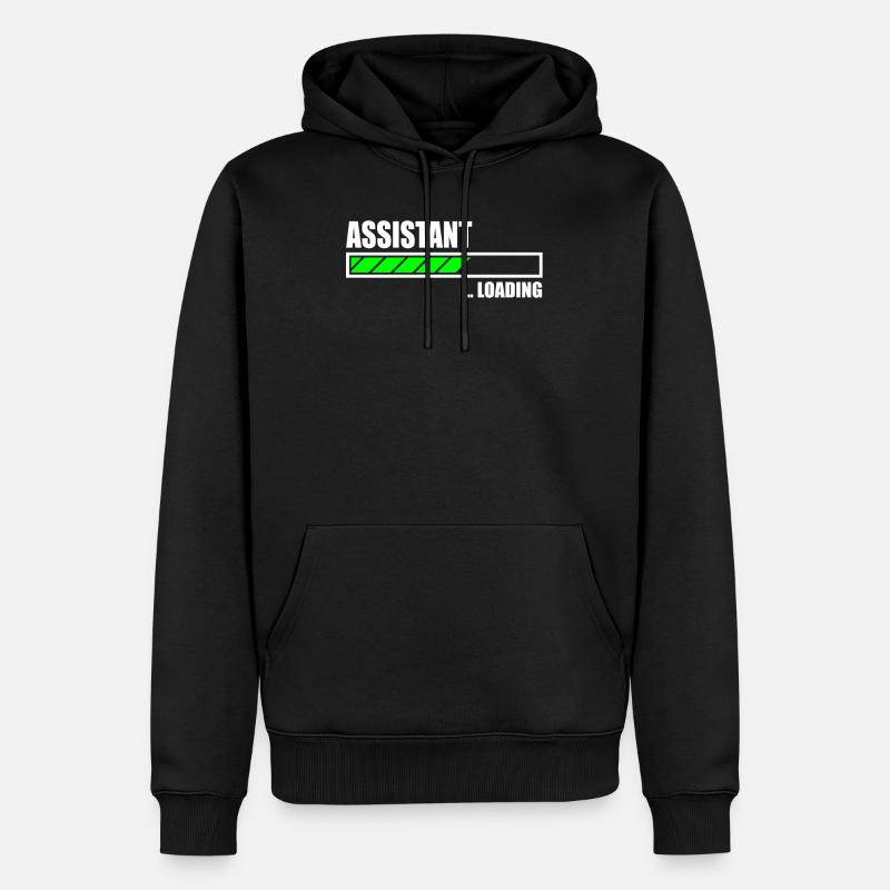 Assistant Loading Bar - Männer Premium Bio Hoodie - Schwarz
