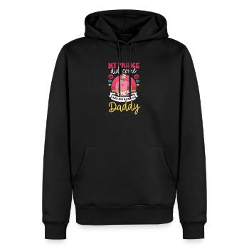 Gay Daddy Prince Kam sein Name ist Daddy - Männer Premium Bio Hoodie - Schwarz - Vorne - Nico (187cm)