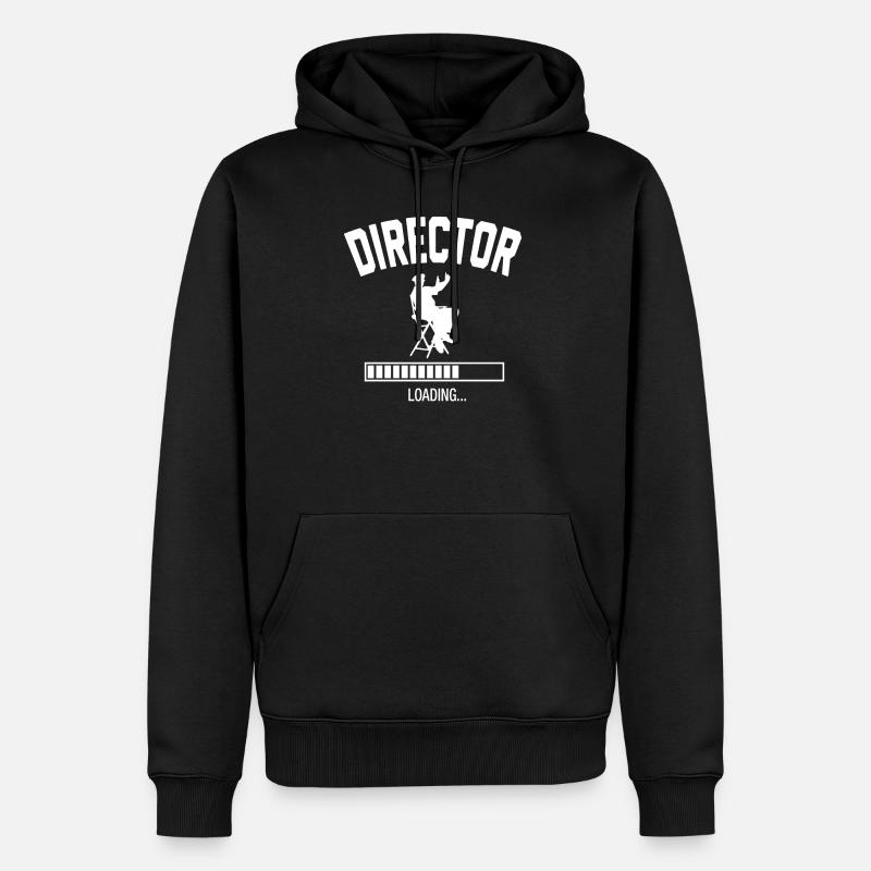 Future Director - Männer Premium Bio Hoodie - Schwarz