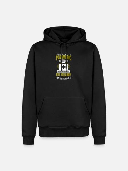 Paramedic Kill And Bring Back - Men’s Premium Organic Hoodie - black