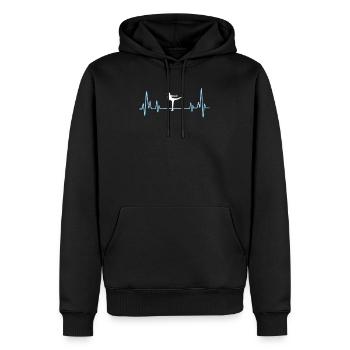 Cadeau Piloxing pour votre tout-petit - Sweat à capuche Premium bio Homme - noir - Devant - Nico (187cm)