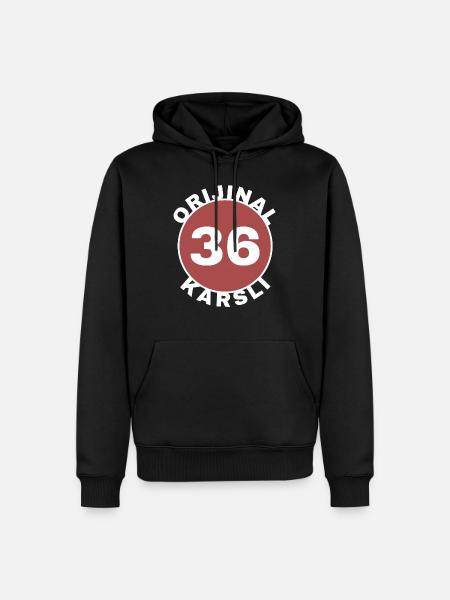 Kars - Männer Premium Bio Hoodie - Schwarz