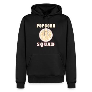 Popcorn Squad Filme ansehen Maisessen - Männer Premium Bio Hoodie - Schwarz - Vorne - Nico (187cm)