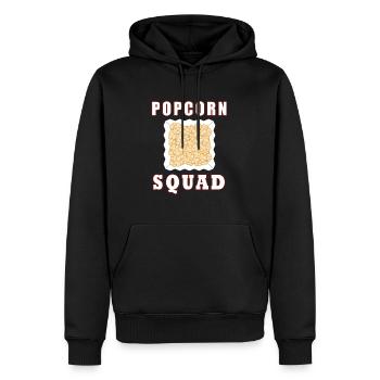 Popcorn Squad Movies Manger du maïs sain - Sweat à capuche Premium bio Homme - noir - Devant - Nico (187cm)