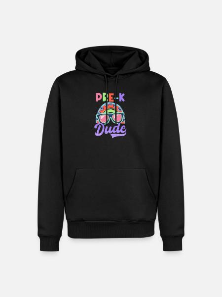 Premier jour d’école Pre-K Dude - Sweat à capuche Premium bio Homme - noir