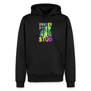 Erster Tag des Schulkindergartens Gestüt - Männer Premium Bio Hoodie - Schwarz - Vorne - Nico (187cm)