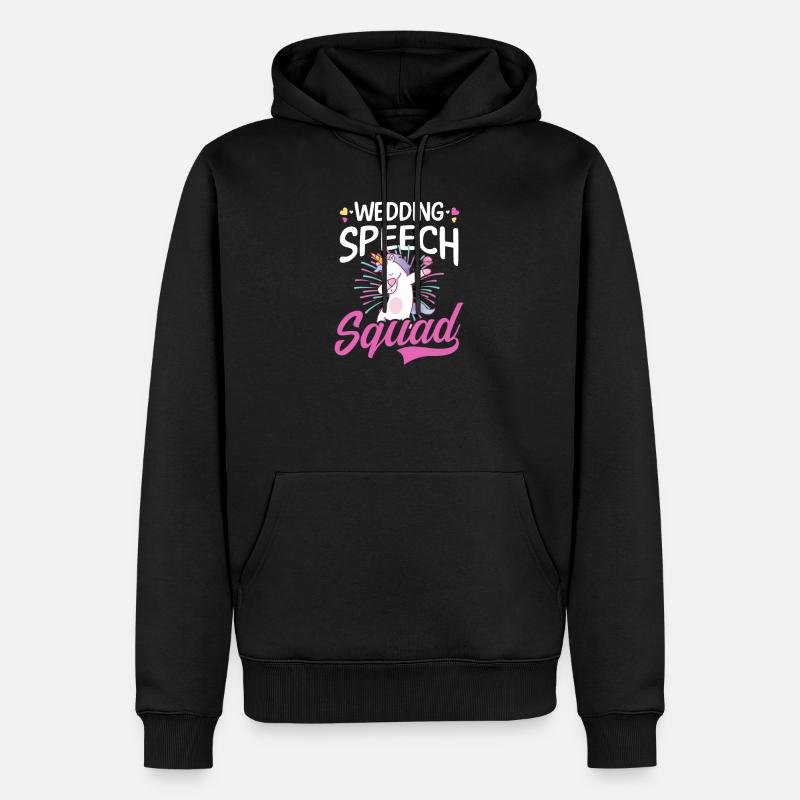 Conférencier Wedding Speech Squad - Sweat à capuche Premium bio Homme - noir