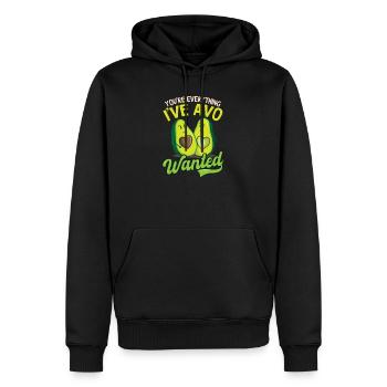 Avocat Tu es tout ce que j’ai désiré - Sweat à capuche Premium bio Homme - noir - Devant - Nico (187cm)