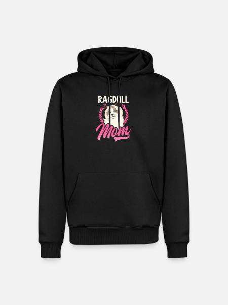 Ragdoll Cat Ragdoll Mom - Men’s Premium Organic Hoodie - black