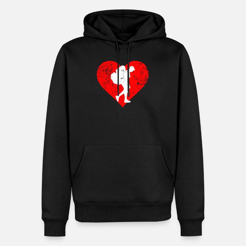 J’ADORE LE CAMPING - Sweat à capuche Premium bio Homme - noir