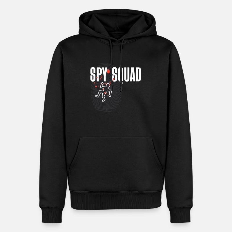 Spurensicherung - Kripo Polizei Kriminaltechnik - Männer Premium Bio Hoodie - Schwarz