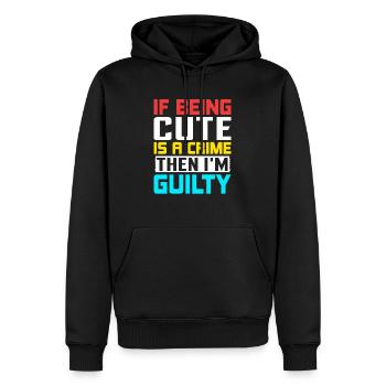 Schuldig - Kripo Polizei Kriminaltechnik - Männer Premium Bio Hoodie - Schwarz - Vorne - Nico (187cm)