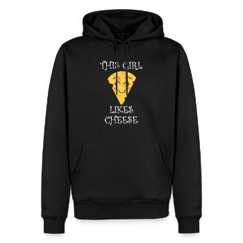 Käseherstellung Lustiges Sprichwort - Männer Premium Bio Hoodie - Schwarz - Vorne - Nico (187cm)