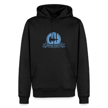 Larp |Live-Action-Rollenspiel |Larpen |Larp - Männer Premium Bio Hoodie - Schwarz - Vorne - Nico (187cm)