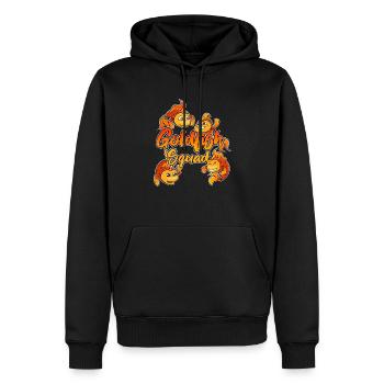 Goldfish Squad Aquaristics Cute Fish - Men’s Premium Organic Hoodie - black - Front - Nico (187cm)