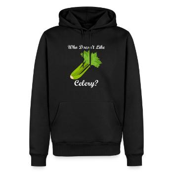Gesundes Essen Gemüse Sellerie Essen - Männer Premium Bio Hoodie - Schwarz - Vorne - Nico (187cm)
