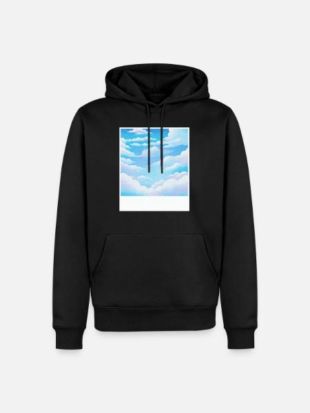 Chill - Men’s Premium Organic Hoodie - black