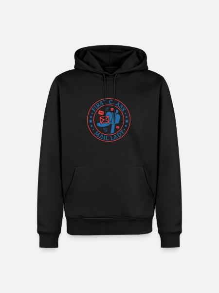 Postman Postman Postman Postman - Men’s Premium Organic Hoodie - black