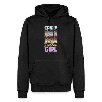 Balletttänzer | Ballettlehrer | Ballerina - Männer Premium Bio Hoodie - Schwarz - Vorne - Nico (187cm)