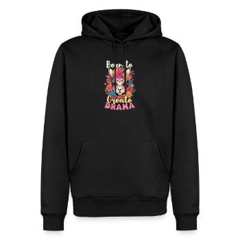 Schauspieler, der geboren wurde, um Drama zu schaffen - Männer Premium Bio Hoodie - Schwarz - Vorne - Nico (187cm)