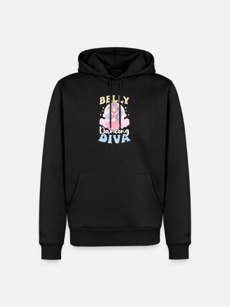 Belly Dancing Belly Dancing Diva - Men’s Premium Organic Hoodie - black