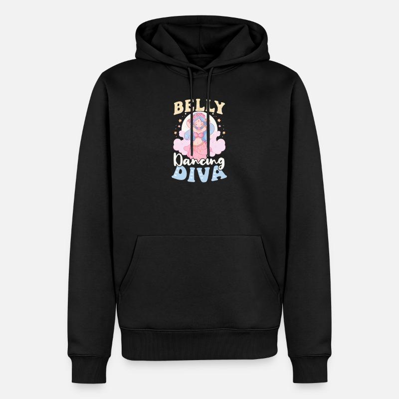 Belly Dancing Belly Dancing Diva - Men’s Premium Organic Hoodie - black