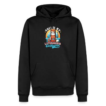 Costume de sauveteur - Sweat à capuche Premium bio Homme - noir - Devant - Nico (187cm)