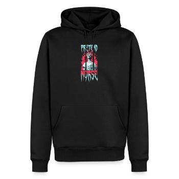 Une infirmière d’Halloween prétend que je suis infirmière - Sweat à capuche Premium bio Homme - noir - Devant - Nico (187cm)
