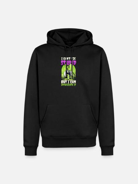 Halloween Barkeeper I Can Intoxicate - Men’s Premium Organic Hoodie - black